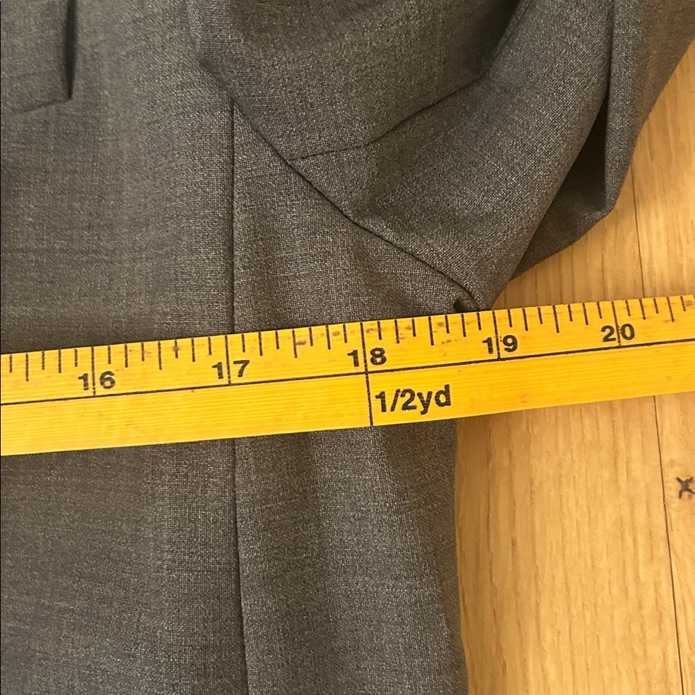 Talbots Wool Blend Three Button Lined Gray Blazer… - image 5